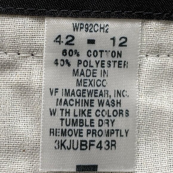 Wrangler Workwear Shorts Mens 42 x 12 Gray Plain Front Inseam GusseI Outdoor - Picture 9 of 9